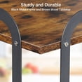 thumbnail image 3 of Countertop Corner Shelf, 3-Tier Industrial Wood Counter Corner Organizer Shelves, 3 of 7