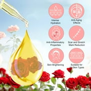 Aliver Rose Vitamin E Oil for Face Body, Rich in Vitamins and Antioxidant, Moisturizer for Dryness, Fine Lines, Scar Skin (Guasha Tool Included)