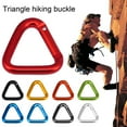 thumbnail image 2 of Fairnull Triangle Carabiner Auto Locking Rustproof Portable Mini Indeformable Hanging Items Aluminum Bluetooth-compatible Speakers Kettle Climbing Buckle Hook for Outdoor, 2 of 10