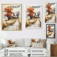 thumbnail image 4 of Designart "Seasonal Farmhouse II" Landscape & Nature Floater Framed Canvas Art Print, 4 of 7