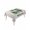 Gray, variant on Hello Spring Rectangle Tablecloth, Easter Flowers Green Truck Floral Orange Plaid Waterproof & StainResistant Tablecloth, Washable Oil-proof Table Cover for Dining/Party/Wedding/Buffet 54x108 In