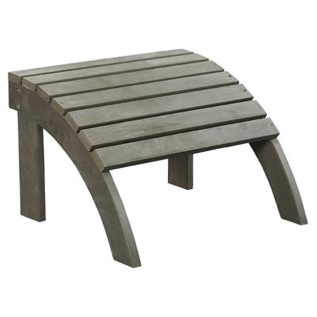 United General Supply 243347 Gray All Weather Poly Ottoman