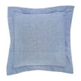 thumbnail image 4 of Hemstitch Solid Black Cotton Decor Throw Pillow, 20" x 20" Cover And Insert Set, 4 of 5