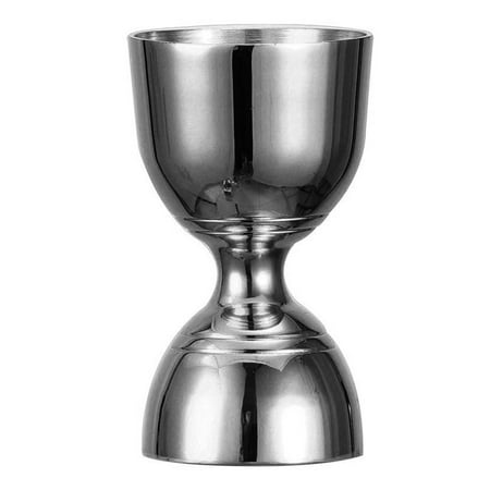 

Indian Style Wine Measuring Device Stainless Steel Double for Head Cocktail Jigger Glass Wine Measuring Ounce