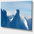 thumbnail image 2 of Blue Winter Hills Panorama - Landscape Canvas Art Print, 2 of 4
