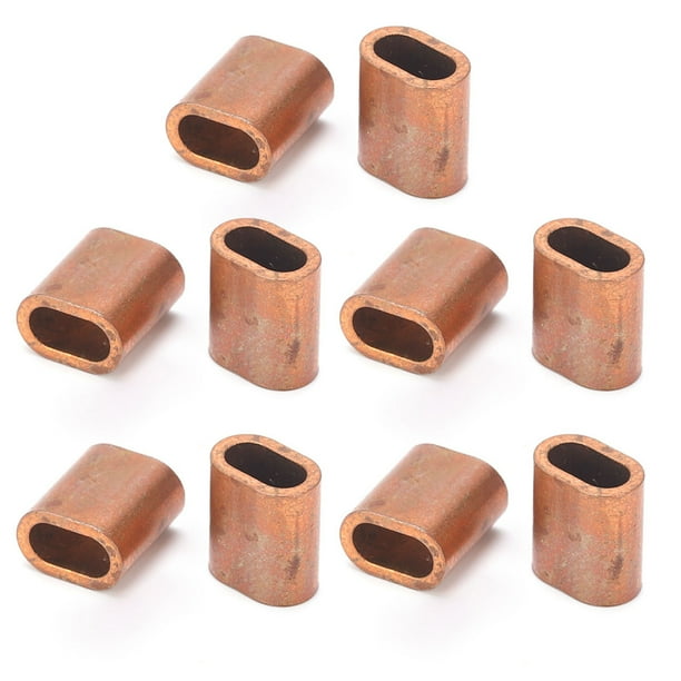 Wire Rope Fastener,20Pcs Wire Rope Sleeve Wire Rope Sleeve Wire Rope