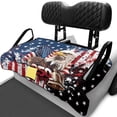 thumbnail image 2 of Yuyamidu Eagle Golf Cart Seat Covers with Pockets 250 Years American Flag Golf Cart Towel Seat Covers for Club Car Golf Cart Accessories Protect Your Golf Cart for All Season, 2 of 7