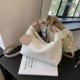 thumbnail image 4 of Bolso bandolera casual para mujer Bolso plisado con asa en la parte superior de la nube Bolsos de mano simples para niñas, 4 of 9