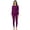 BOYSENBERRY, variant on Women's Recycled Waffle Thermal Top & Bottom Set, Sizes XS-4XL