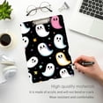 thumbnail image 3 of FORMRS Acrylic Clipboard with Low Profile Clip Standard A4 Letter Size, 12.5" x 9", White Halloween Ghost, 3 of 8