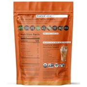 Truvani Vegan Plant Based Pea Protein Powder | Organic | Pumpkin Spice | 20 Servings | Gluten & Dairy Free
