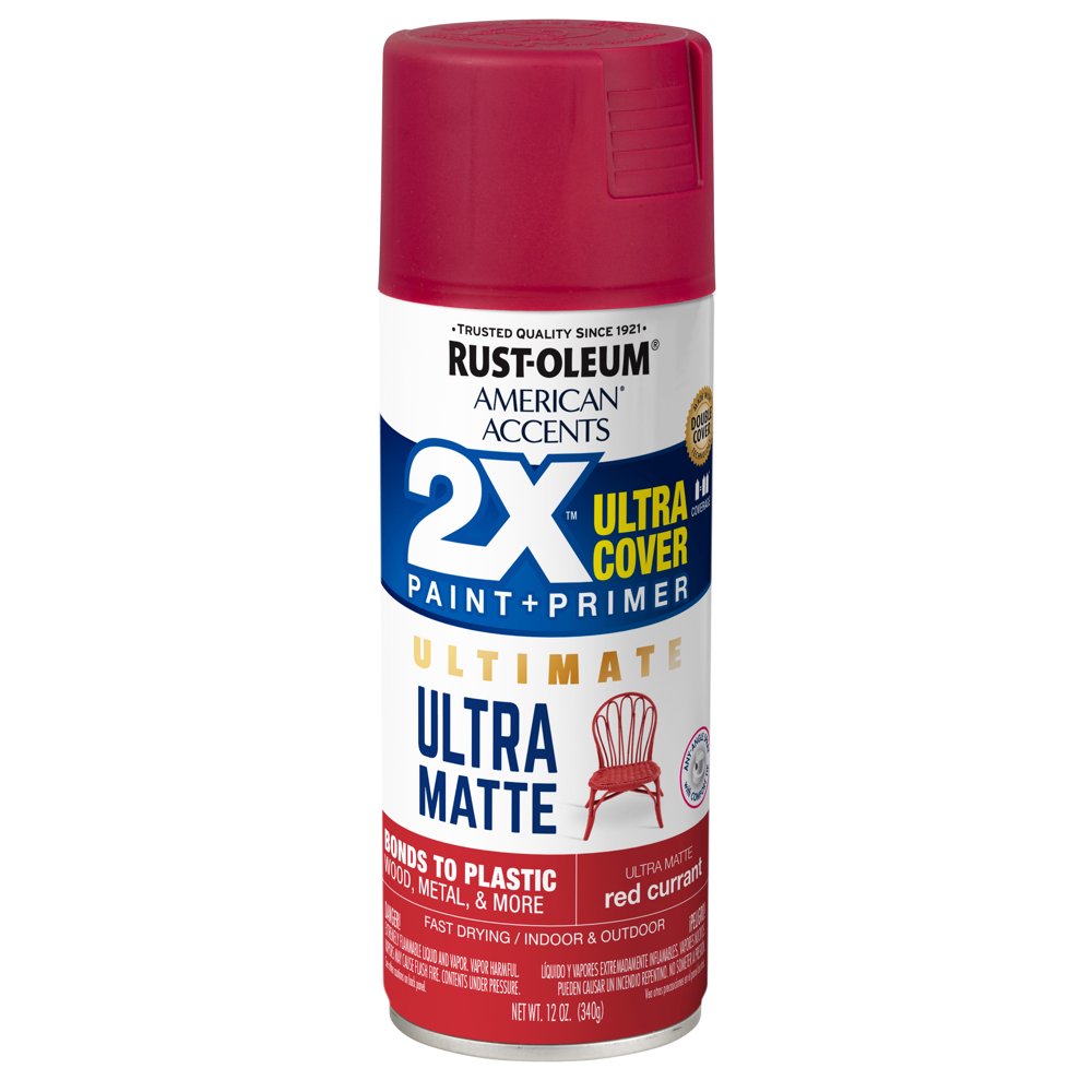 Red Currant, RustOleum American Accents 2X Ultra Cover Ultra Matte