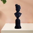 thumbnail image 4 of AMLESO Statue de Buste pour Femme Sculpture Élégante en Résine Noire, 4 of 7