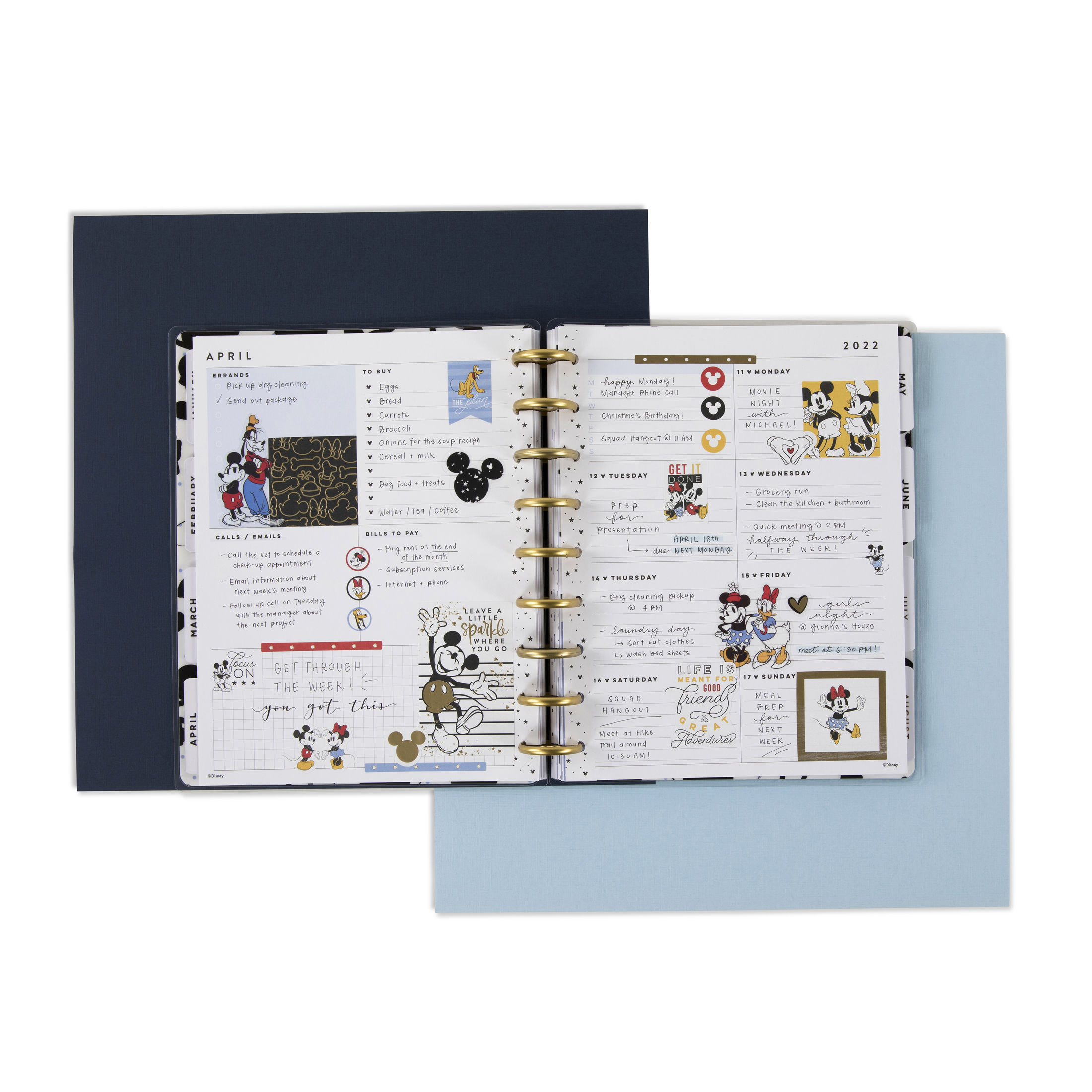 The Happy Planner, Disney, Happy Magic Classic 12 Month Planner, Dashboard, 2022, 7.75" x 0.563" x 9.75" - image 2 of 10