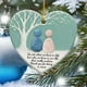thumbnail image 3 of Adornos navideños, regalos navideños, decoración de la amistad con forma de corazón de vidrio marino, recuerdo de la amistad, adorno de corazón de la amistad para árbol de Navidad, adornos colgantes., 3 of 4