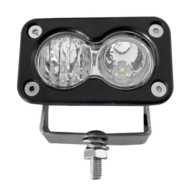 FARO DE TRABAJO RECTANGULAR CON 2 LEDS 3 PG REFIVIDRIO FARO DE TRABAJO