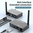 thumbnail image 5 of Receptor de Audio Bluetooth 5.3 Coaxial de Fibra Óptica, Altavoz Clásico, Amplificador, Micrófono, Karaoke, Reproductor USB., 5 of 5
