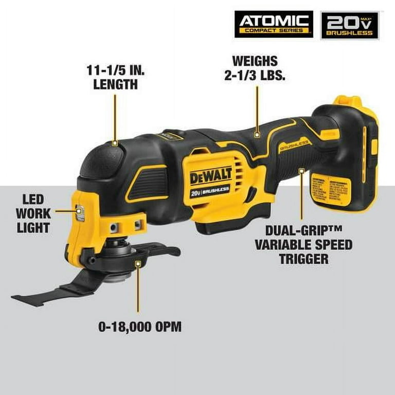 ATOMIC 20V Max Brushless Cordless Oscillating Multi Tool Walmart