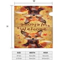 thumbnail image 5 of Autumn Fox Welcome Mailbox Cover Mailbox Wraps, Waterproof Mailbox Covers Magnetic Post Box Cover Standard Size 25.5"X 21" Garden Yard Outside Farmhouse Home Decor, 5 of 6