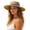 Khaki, variant on SRZYMJ Wide Brim Boho Western Hat for Women and Men - Felt Rancher Fedora Hat