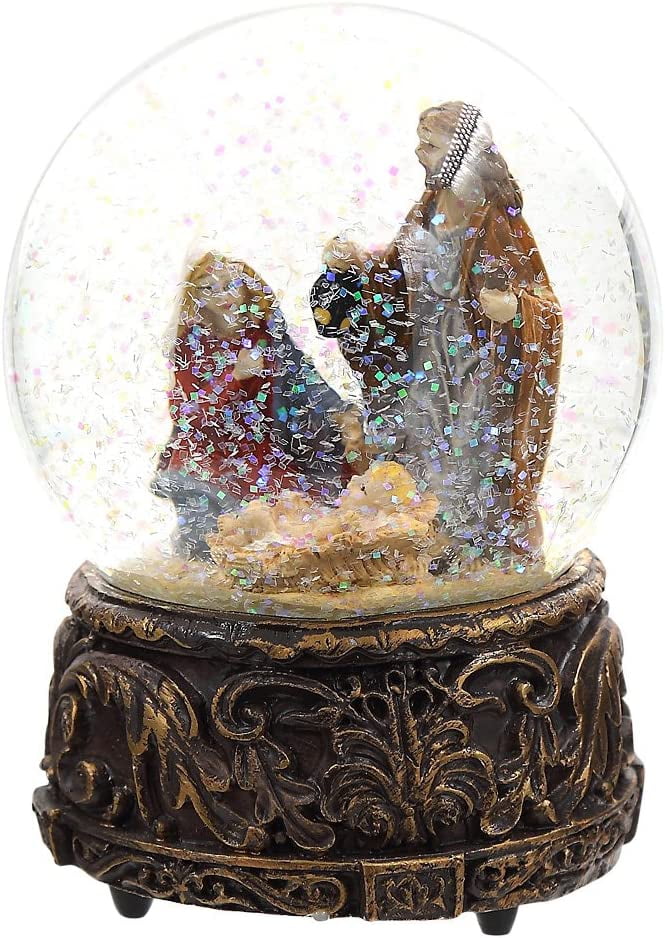 Snow Globes Glitter Water Globe Musical Snow Globe Decoration Plays