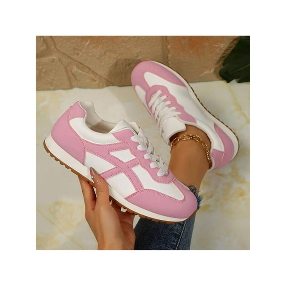 Women's Fashionable Casual Walking Shoes - Retro Lightweight Outdoor Sports Sneakers