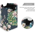 thumbnail image 3 of Panier Design Paon Grand Panier en Tissu avec Poignée, 3 of 7