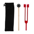 thumbnail image 2 of Tuning Fork 128 Hz Weighted Tuning Forks for Grade Tuning Forks Set with Mallet Yoga and Meditation Accessories & Sound Instruments, 2 of 9