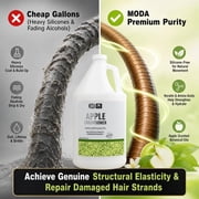 MODA - Moisturizing Conditioner for all Hair Types, Apple, 128 Oz, Professional - Strengthens, Moisturizes, Leaves Hair Soft and Shiny, Adds Volume, Protects Color and Restore