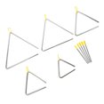thumbnail image 2 of 5 Sets Triangle Musical Instrument Percussion Instrument Triangle Bell with Strikers for Kids, 2 of 9