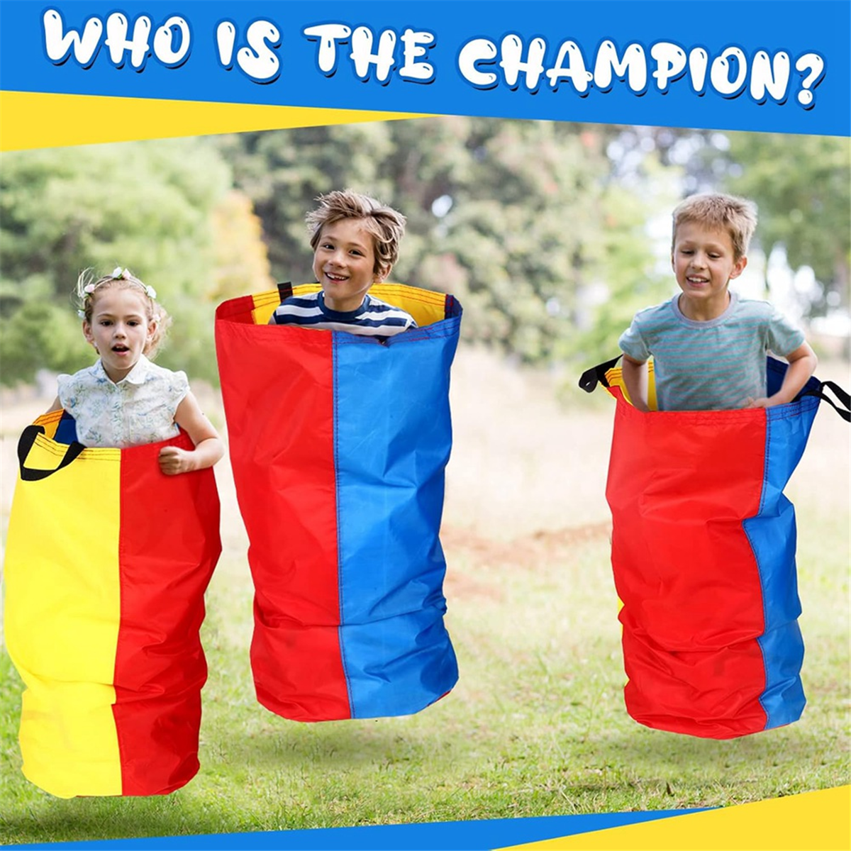 HOT HOT Potato Bag Game Sack Race, 3 Leg Race Suitable for Adult Family Lawn Yard Daytime