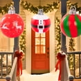 thumbnail image 3 of Boule de Noël Flocon de Neige Gonflable 1 Pce - Couleur Mixte, Forme Ronde, Matériau PVC Réutilisable, pour Décorations de Boule de Noël Extérieur/jardin/jardin, 3 of 7