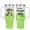 Frog, variant on Frog Tumbler 40 oz with Handle Straw Insulated Stainless Steel