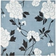 thumbnail image 3 of Contemporary Rug - Modern Art Polyester -Blue/Ivory-Color:Blue/Ivory,Design:Contemporary,Shape:Medium Rectangle,Size:5' x 8', 3 of 3