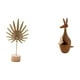 thumbnail image 1 of Escultura de hoja de metal creativa nórdica y figura de animal, estatua abstracta para mesa, fiesta, hogar, dormitorio, estantería, adorno decorativo, 1 of 8