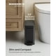 thumbnail image 2 of Bote de basura SONGMICS de acero inoxidable de 5 litros con tapa para baño, 2 of 7