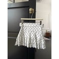 thumbnail image 2 of White Polka Dot Ruffle Layered Mini Skirt For Women Casual Summer Wear, 2 of 7
