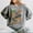 Grey, variant on Coquette Colorful Halloween Bows - Women's Lightweight Garment Dyed Sweatshirt