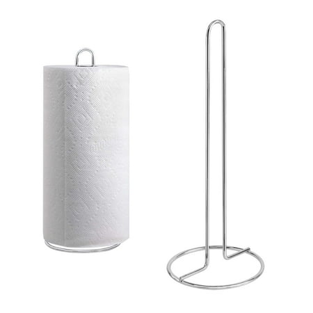 Kitchen Craft Chrome Plated Upright Paper Towel Holder Stand Kitchen Craft Chrome Plated Upright Paper Towel Holder Stand