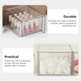 Axio Stackable Storage Drawer Clear Storage Bin Desktop Stackable