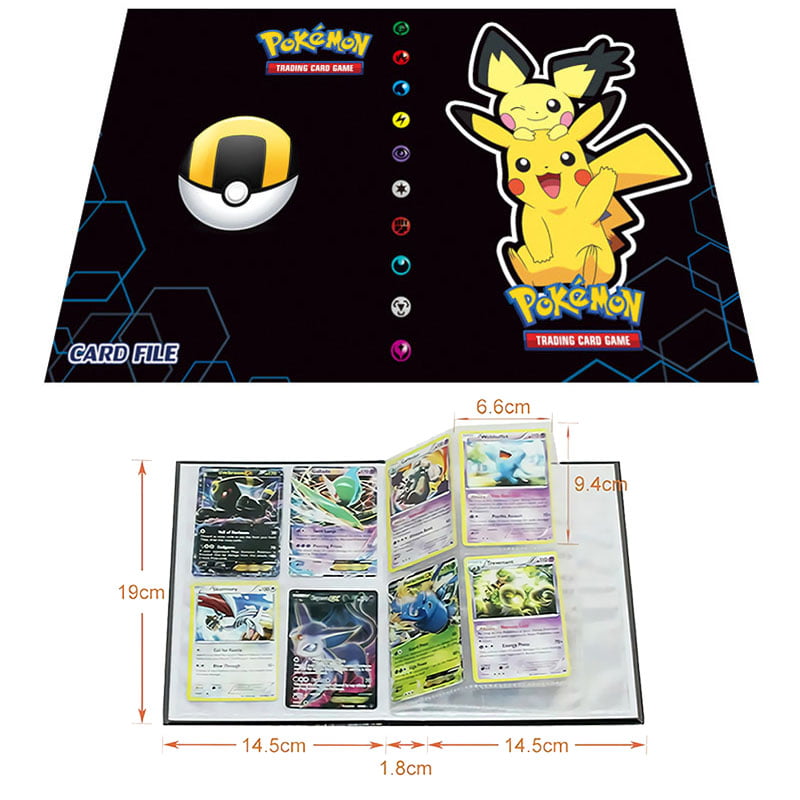 Pokemon Card Binder TCG Booster Cards carrying Case Album File Book 240 Pockets 