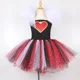 thumbnail image 4 of Disfraz de reina de corazones roja con purpurina para niñas, ropa de fiesta de carnaval de Halloween, disfraz de País de las Maravillas, vestido de princesa con tutú elegante para niños, 4 of 5