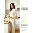 thumbnail image 2 of MecTo Sleepwear Loose Side Split Wide Leg, Pajamas Set (Women's), 2 of 8