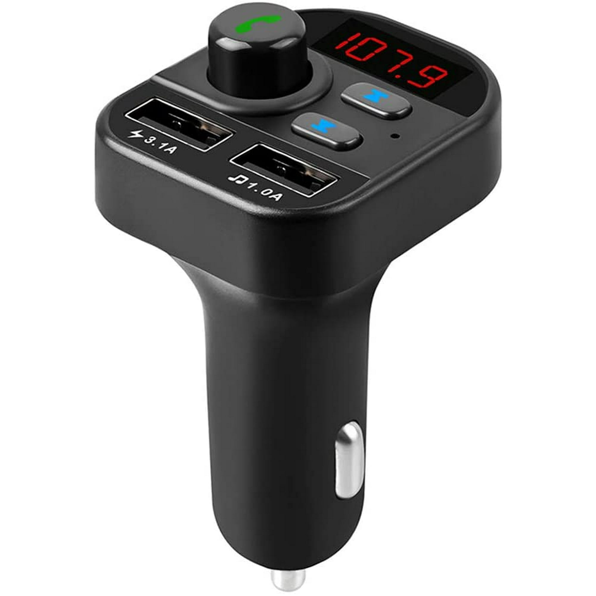 Émetteur FM pour Voiture, Adaptateur Audio pour Autoradio Bluetooth 5.0
