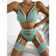 thumbnail image 1 of Conjuntos de bragas eróticas con sujetador, ligas para mujer, Tanga, conjunto de lencería transparente de retales, conjunto de ropa interior Sexy para mujer, disfraz Sexy Tan Jianjun  unisex, 1 of 2