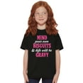 thumbnail image 5 of Biscuits And Gravy Funny Saying Silly Girls Kids T Shirt Tees Teen Brisco Brands L, 5 of 6