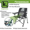 thumbnail image 5 of STRONGBACK Camping Chair Guru 3.0 Heavy Duty Camping Chairs with Lumbar Support, Backpack Folding Camp Chair, Black, 5 of 10