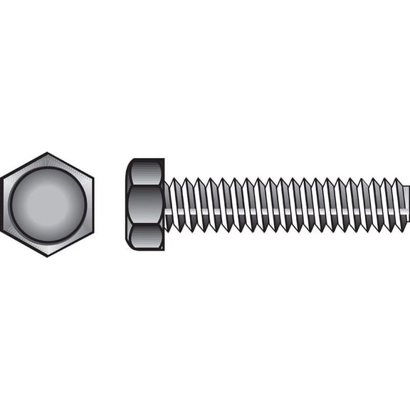 Hillman 1/4" Zinc Plated Steel Hex Tap Bolt