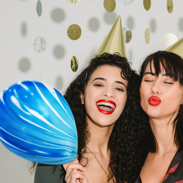 Trendy Metallic Glamour: Colorful Balloons for Celebrating Joyful