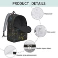 thumbnail image 5 of Scientific Formula School Backpack, Experiment Design, Biology Student School Bag, Science Classroom Travel Daypack, 5 of 5
